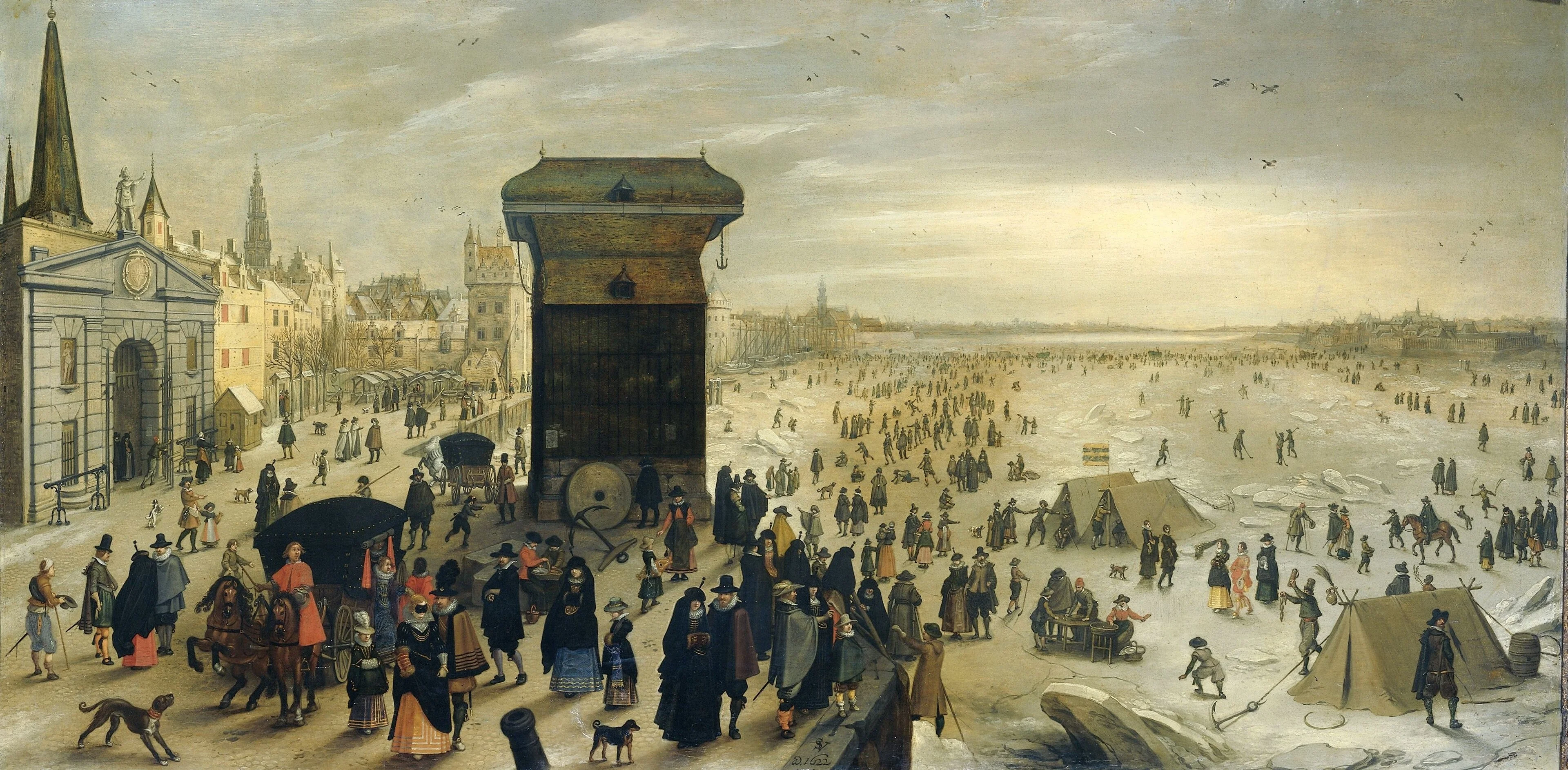 The Kranenhoofd on the Schelde, Antwerp, detail