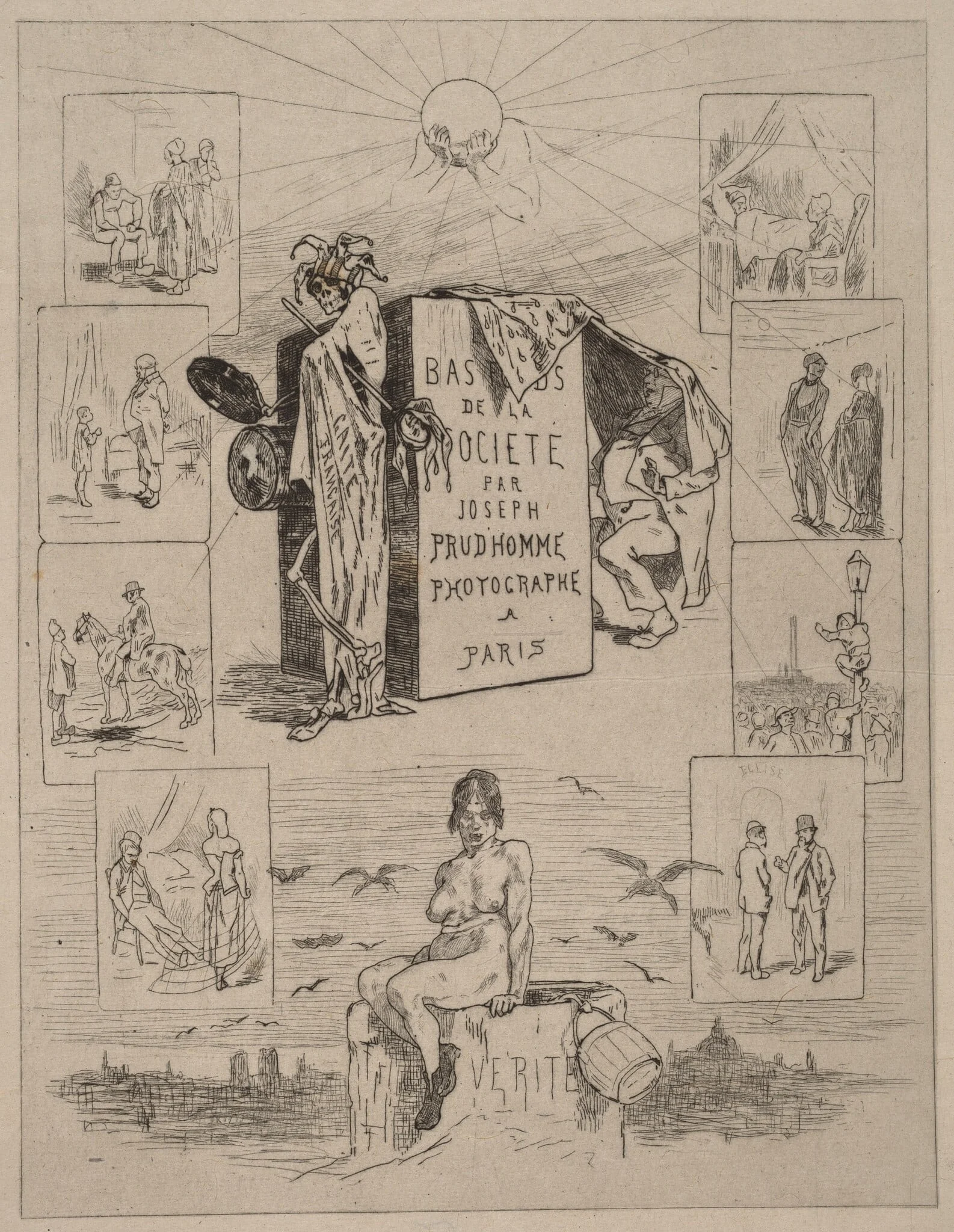 Frontispiece: The Dregs of Society (Las bas-fonds de la societe), detail