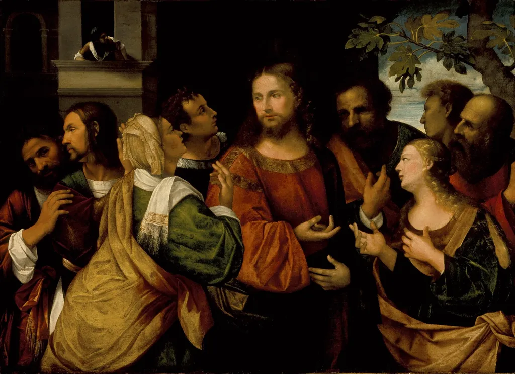 Christ and the Women of Canaan, by Rocco Marconi, unspecified, 1520