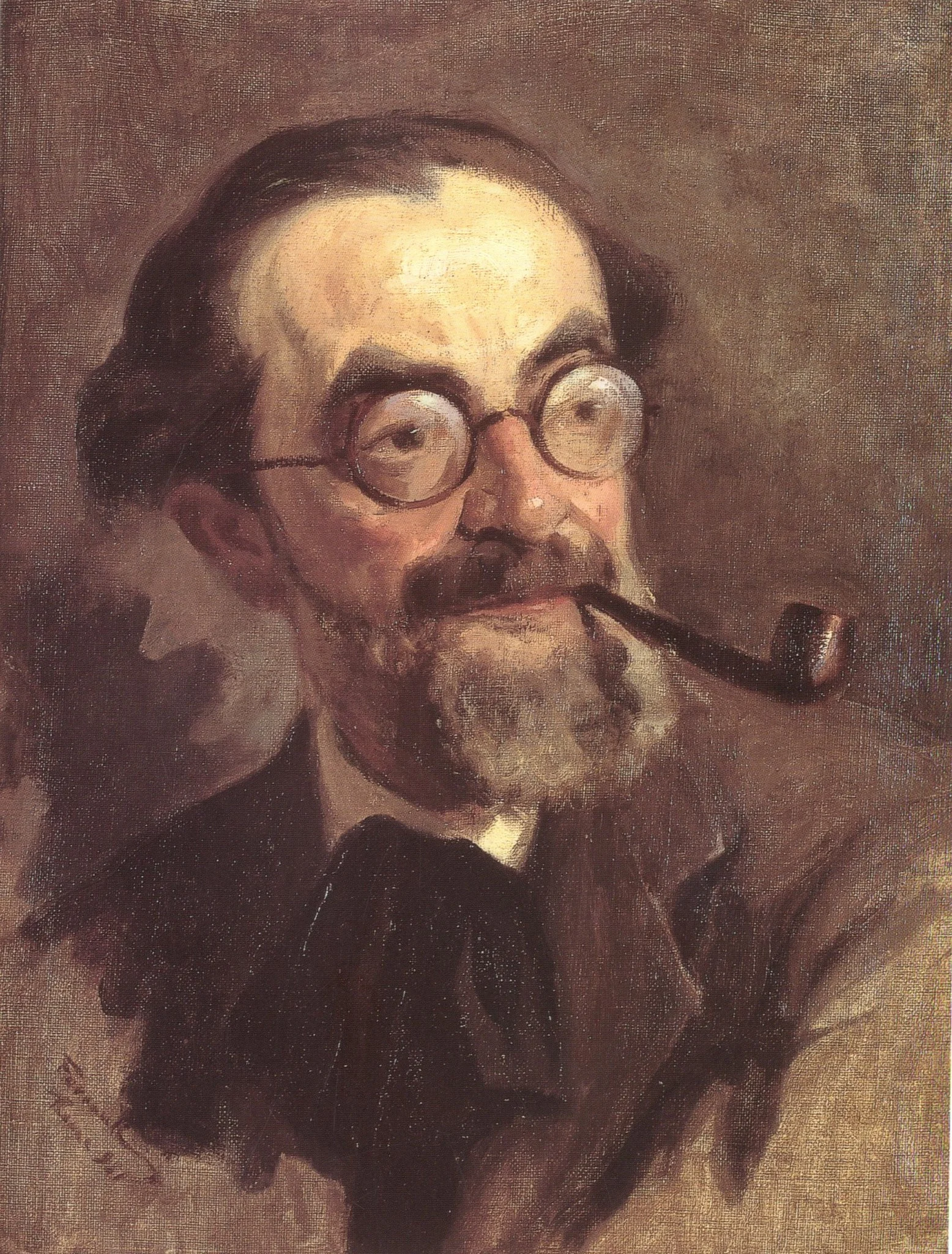 Portrait of Antonino Calcagnadoro, detail