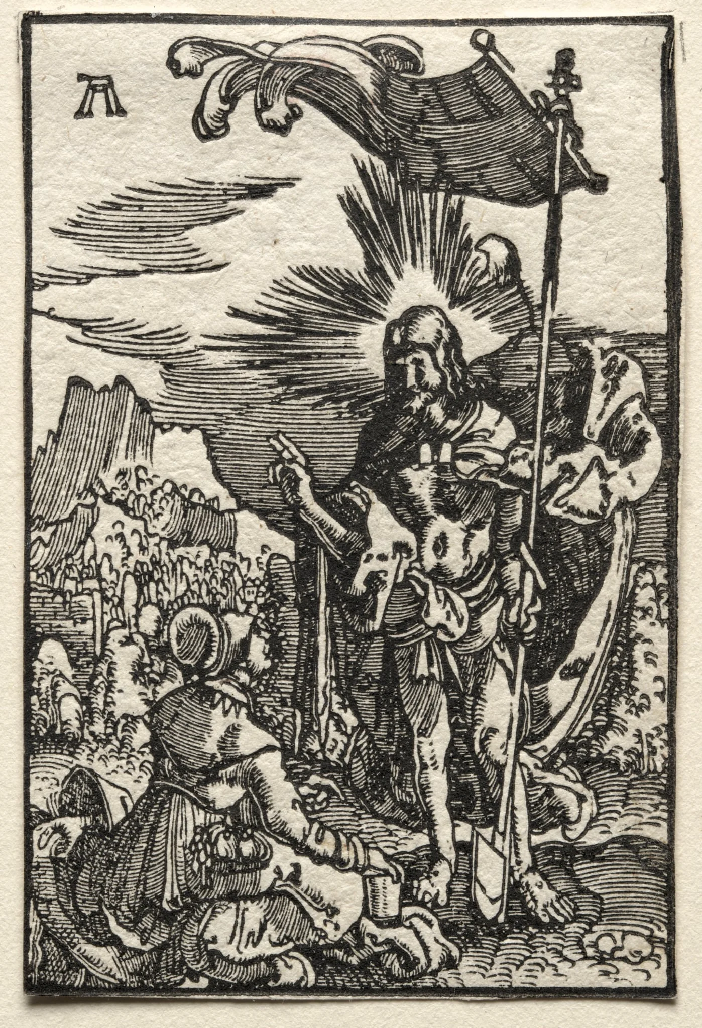 The Fall and Redemption of Man: Christ Appearing to St. Mary Magdalen, detail
