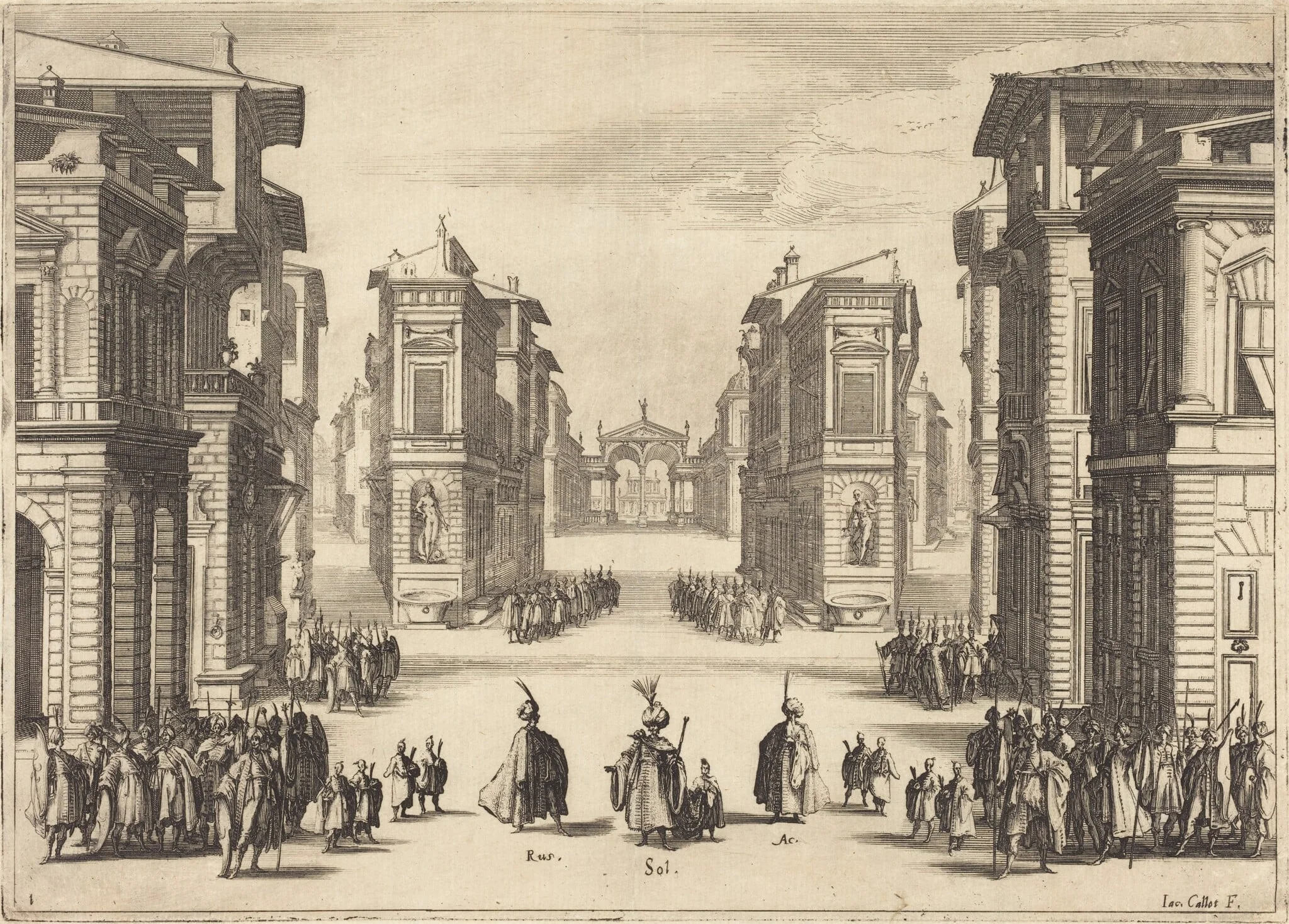 Il Solimano, Act I, detail