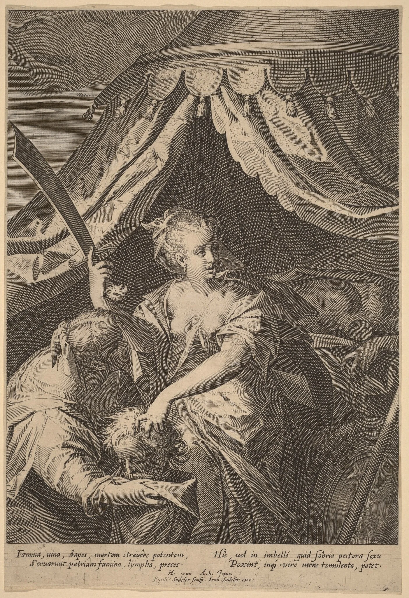 Judith with the Head of Holofernes, detail