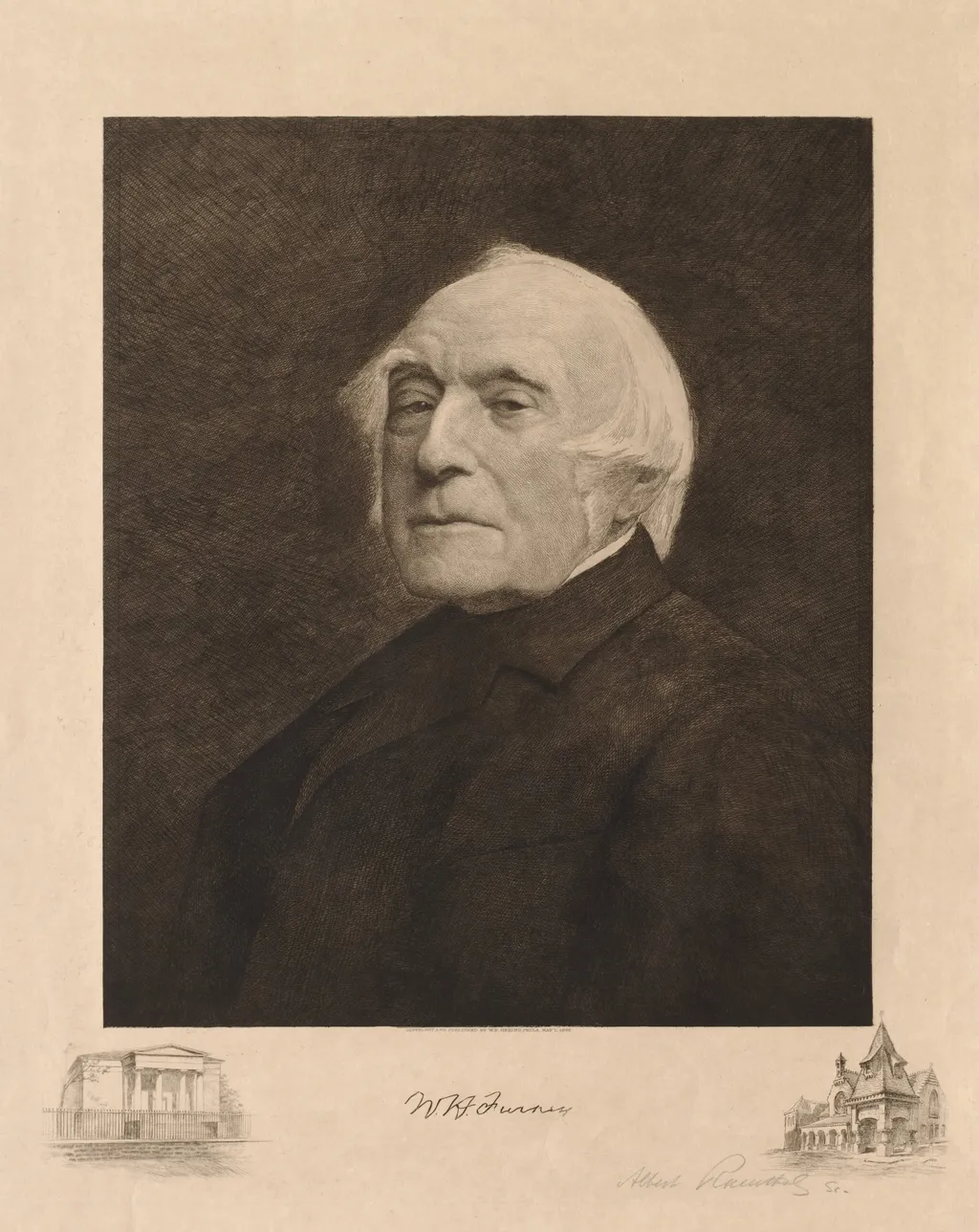 W. H. Furness, by Albert Rosenthal, 1896
