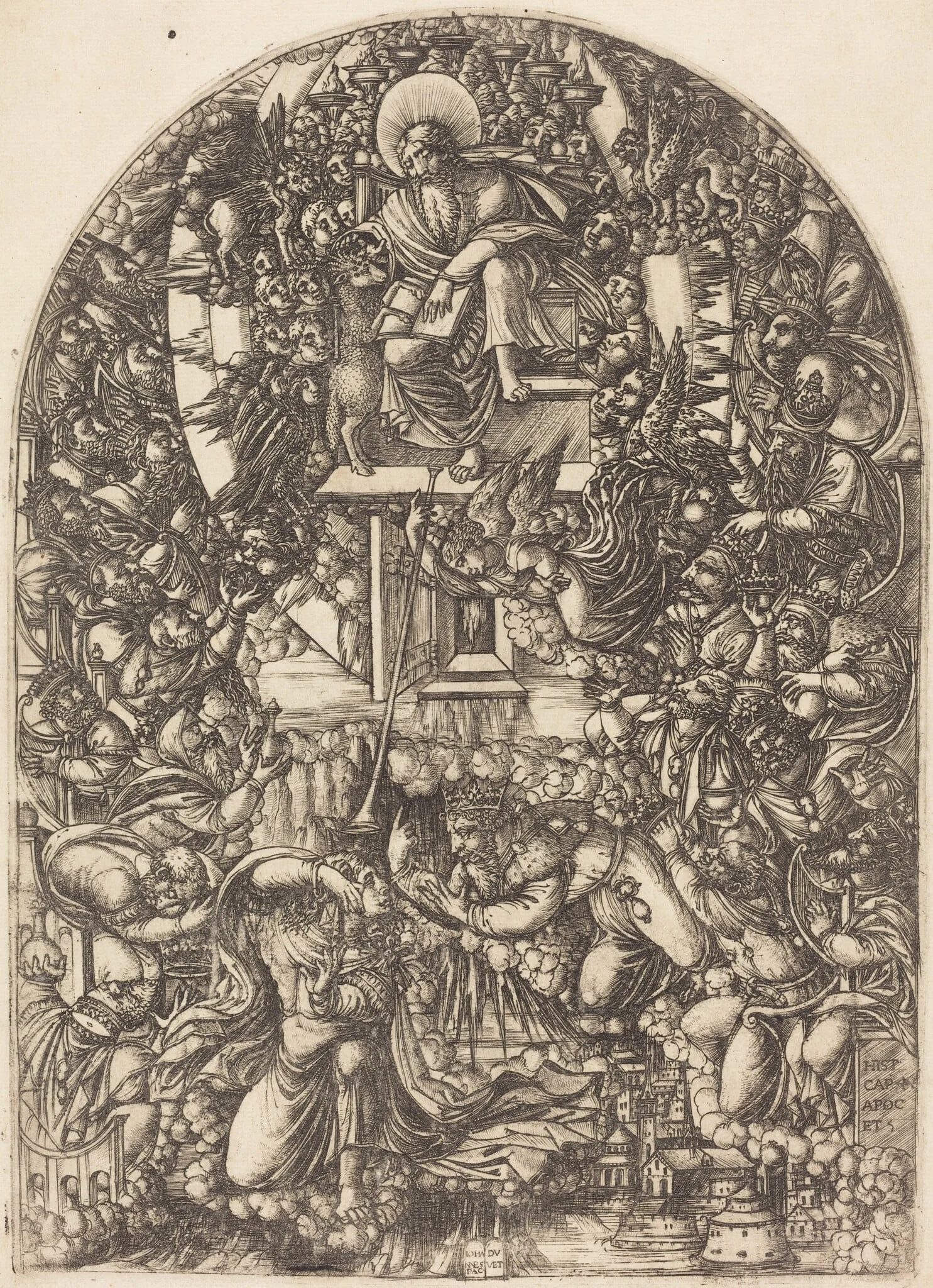 Saint John Summoned to Heaven, detail