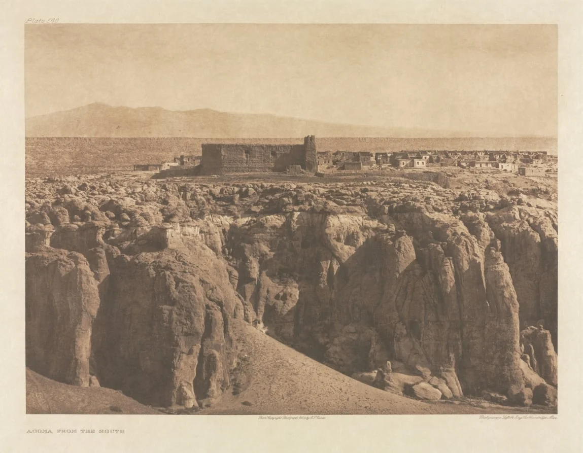 Portfolio XVI, Plate 566: Acoma from the South, detail