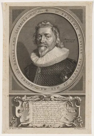 Sir Benjamin Rudyerd, Court of Wardes and Liveryes, by John Payne, ink, 1632