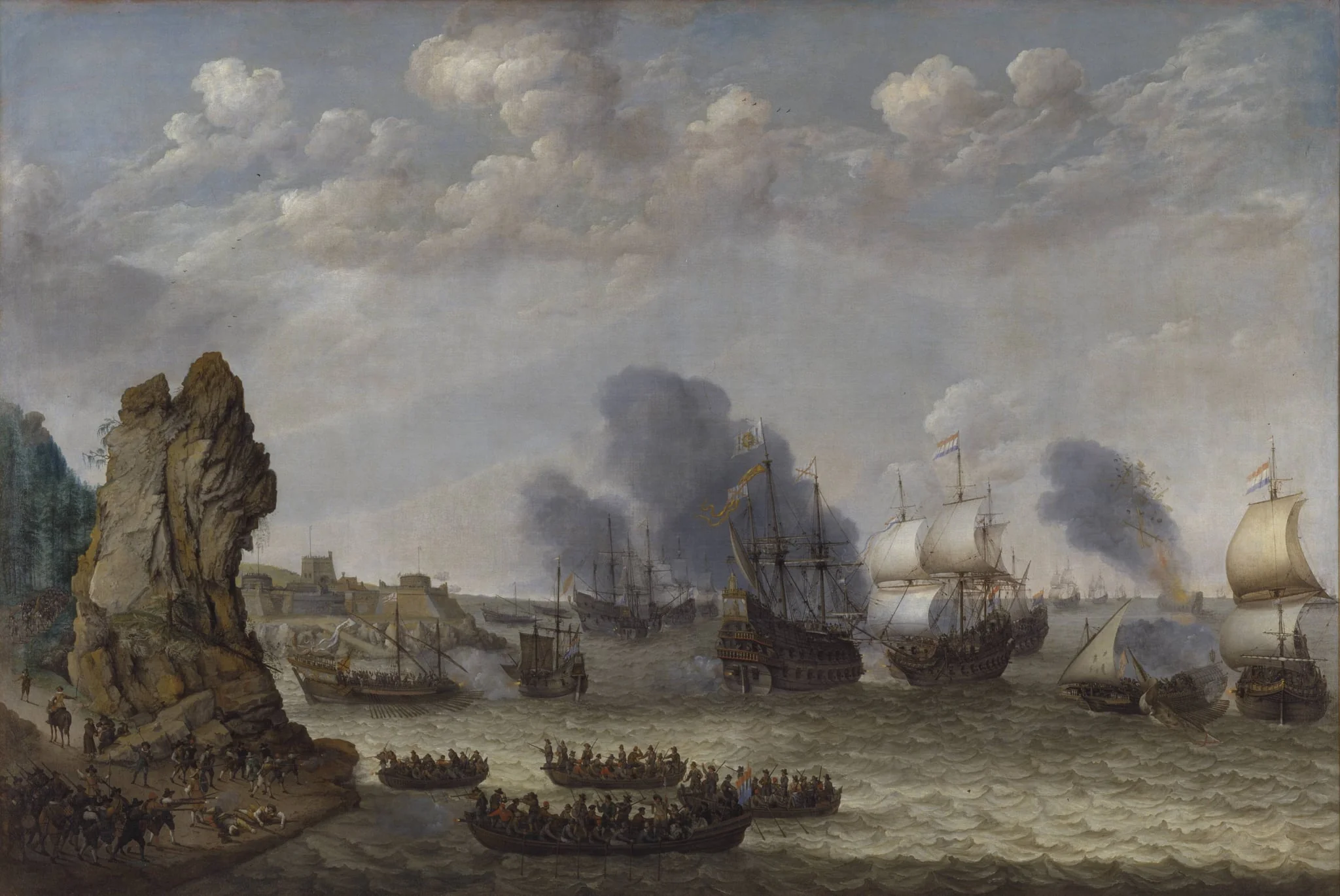 The Four Day's Battle, 11-14 June 1666, detail