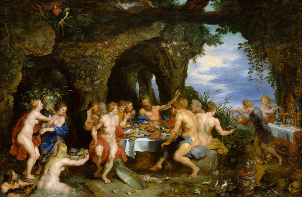 The Feast of Acheloüs, by Peter Paul Rubens, oil, 1615