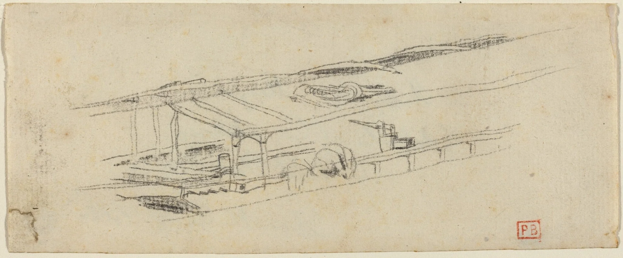 Study for "Le Petit Pont", detail