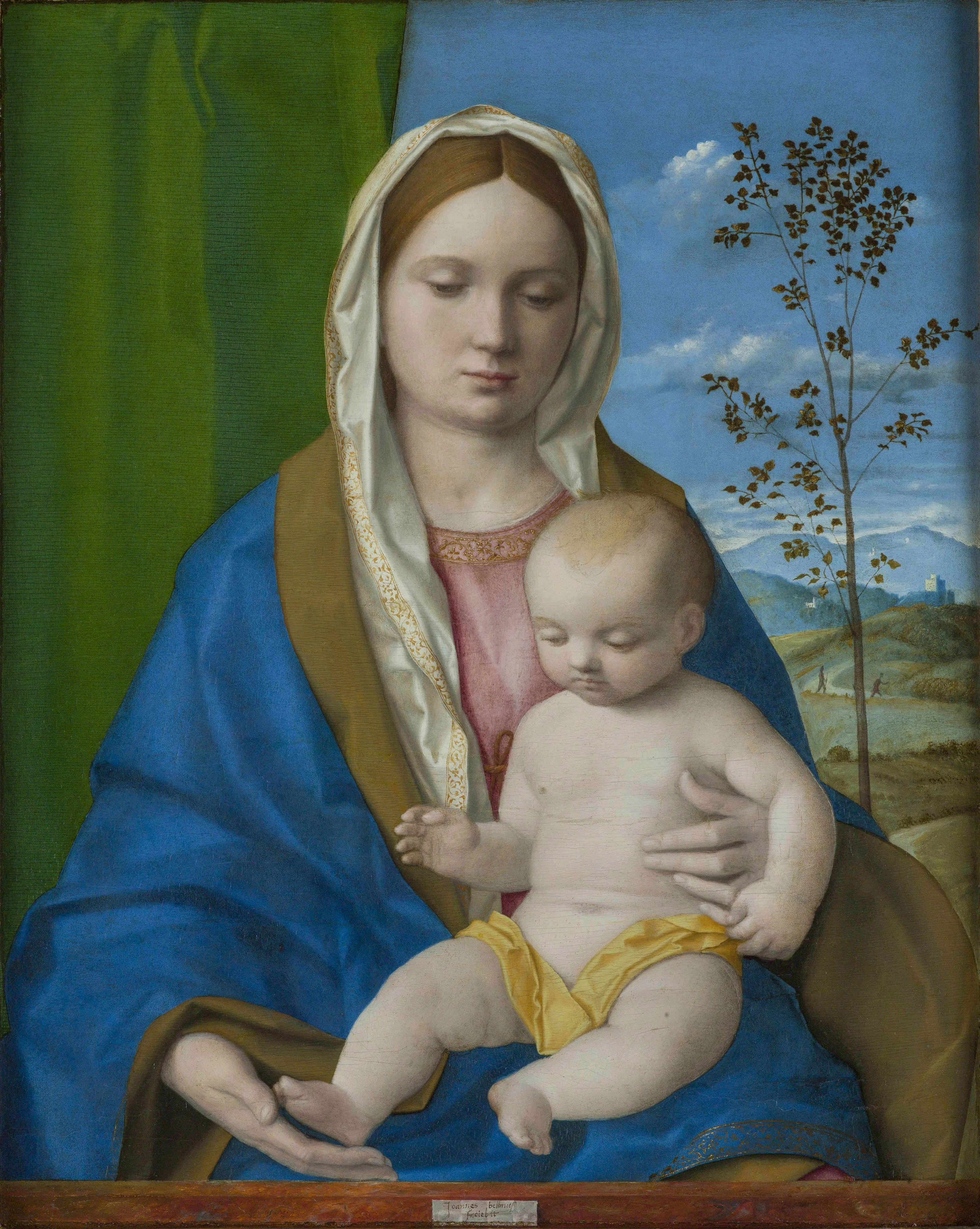 Madonna and Child, detail
