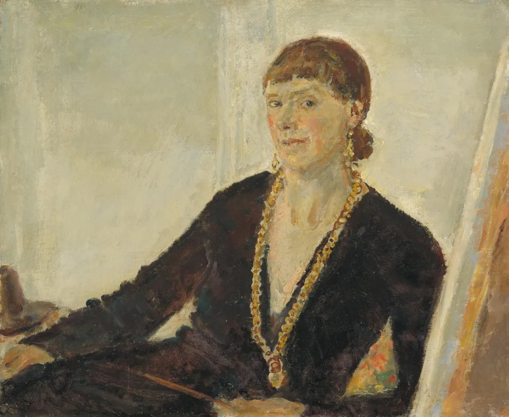 Self-Portrait, by Ethel Walker, oil, 1930