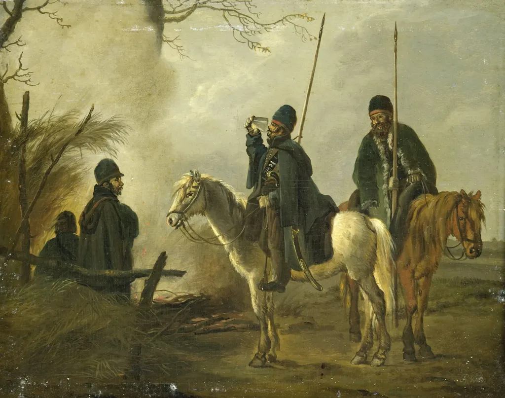 Cossack Outpost in 1813, by Pieter Gerardus van Os, unspecified, 1814