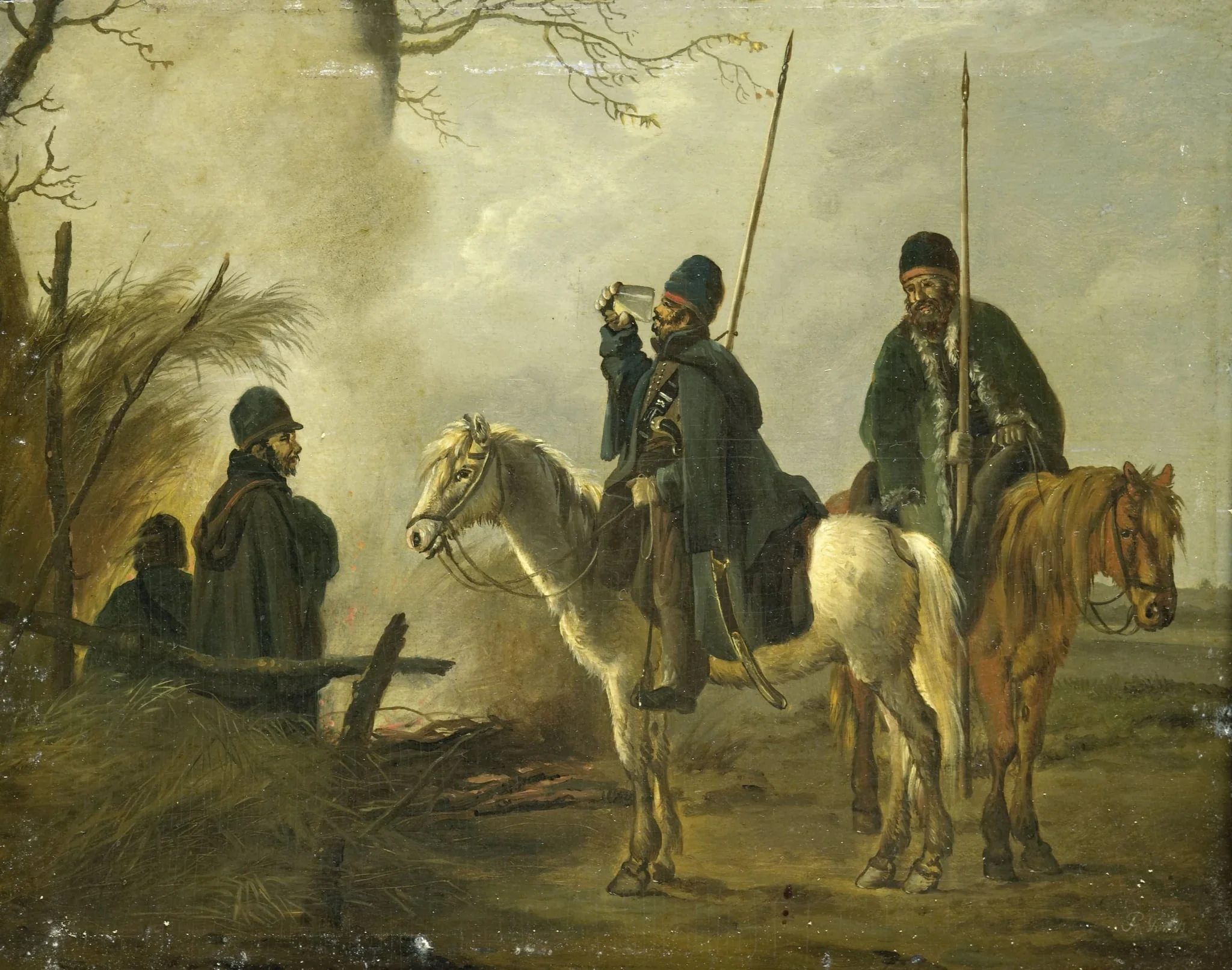Cossack Outpost in 1813, detail