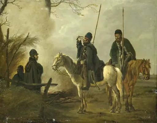 Cossack Outpost in 1813, by Pieter Gerardus van Os, unspecified, 1814