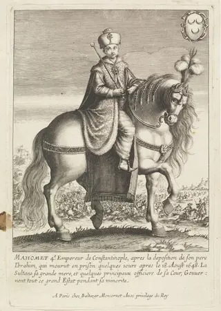 Turkish sultans, sultanas and other historical figures, by Balthasar Moncornet, 1650