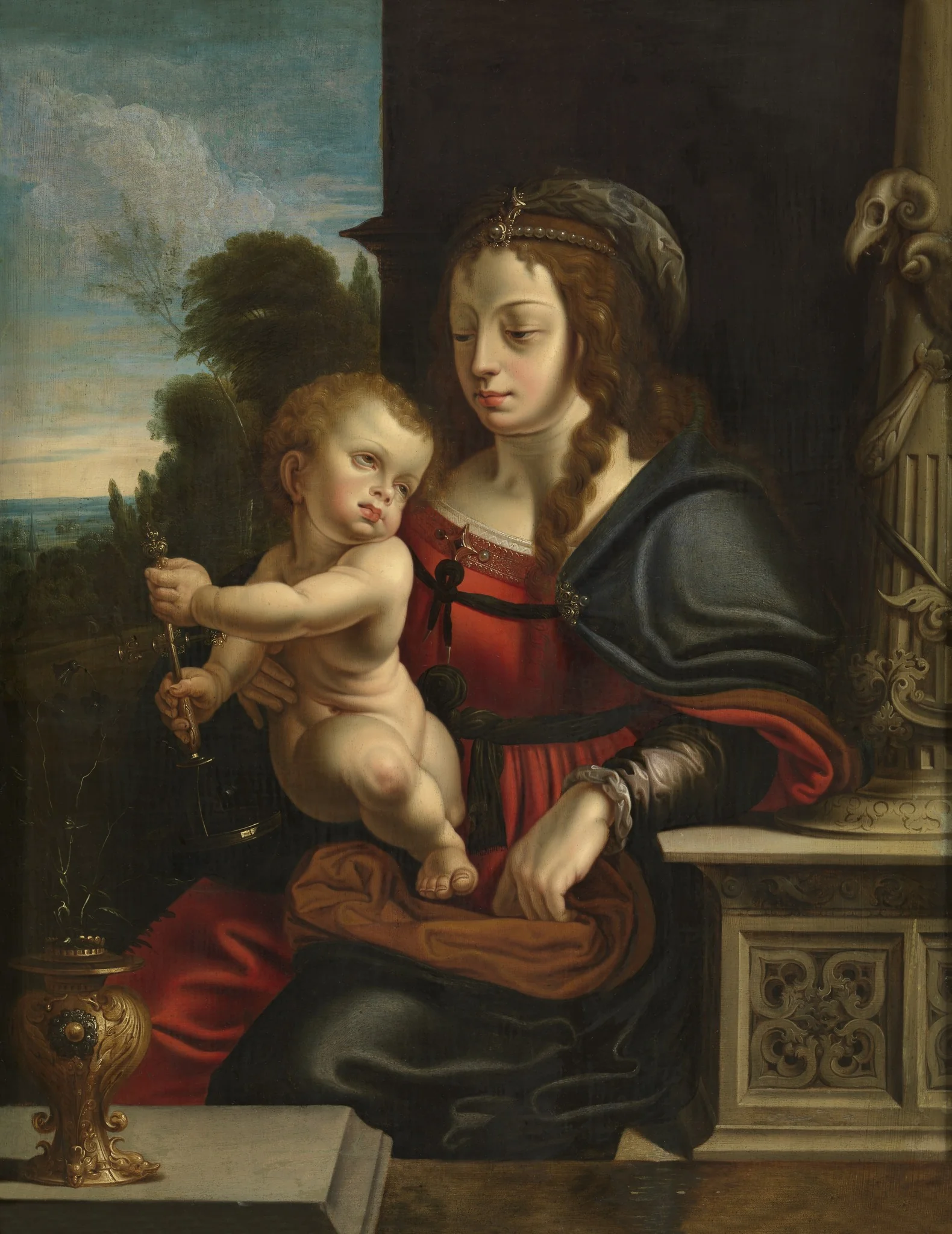 Madonna, detail