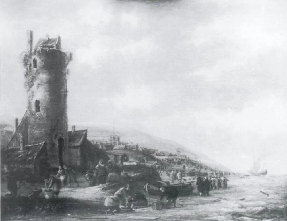 View of Egmont, detail