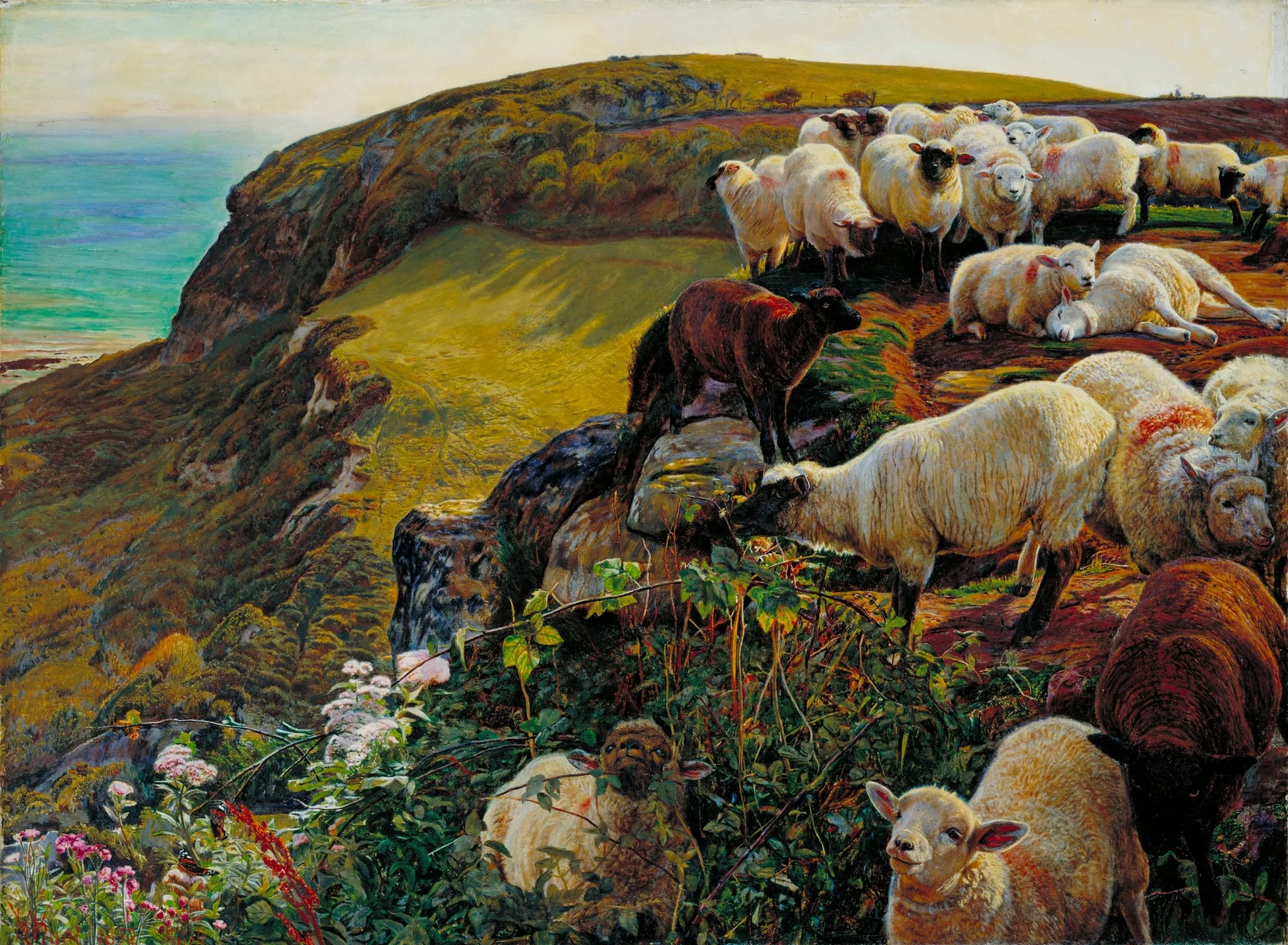 Our English Coasts, detail