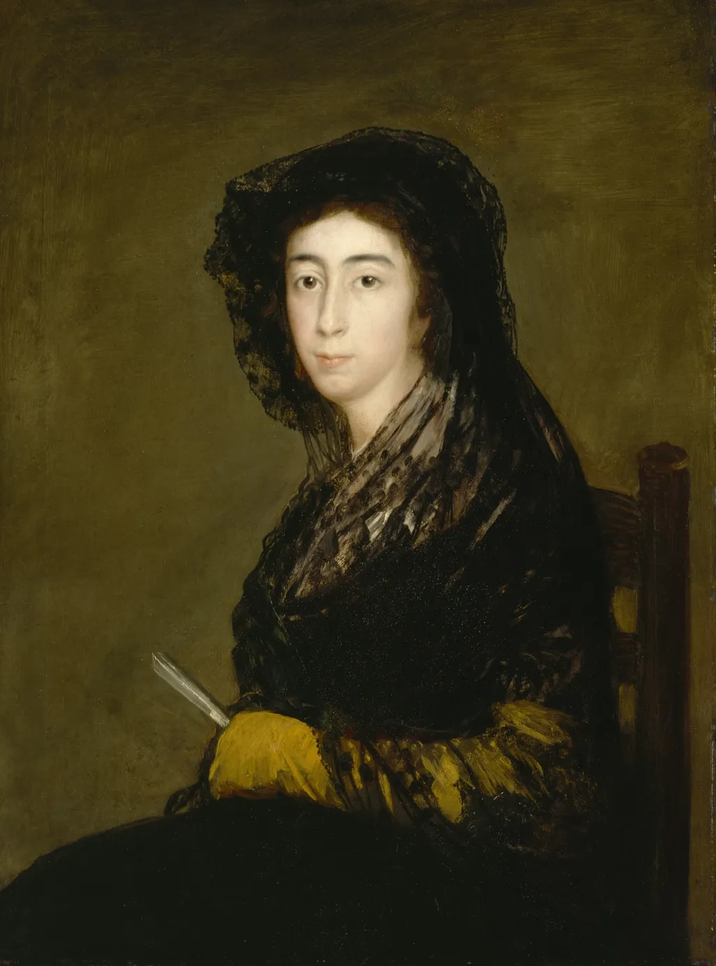 Dona Amalia Bonells de Costa, by Francisco Goya, oil, 1805