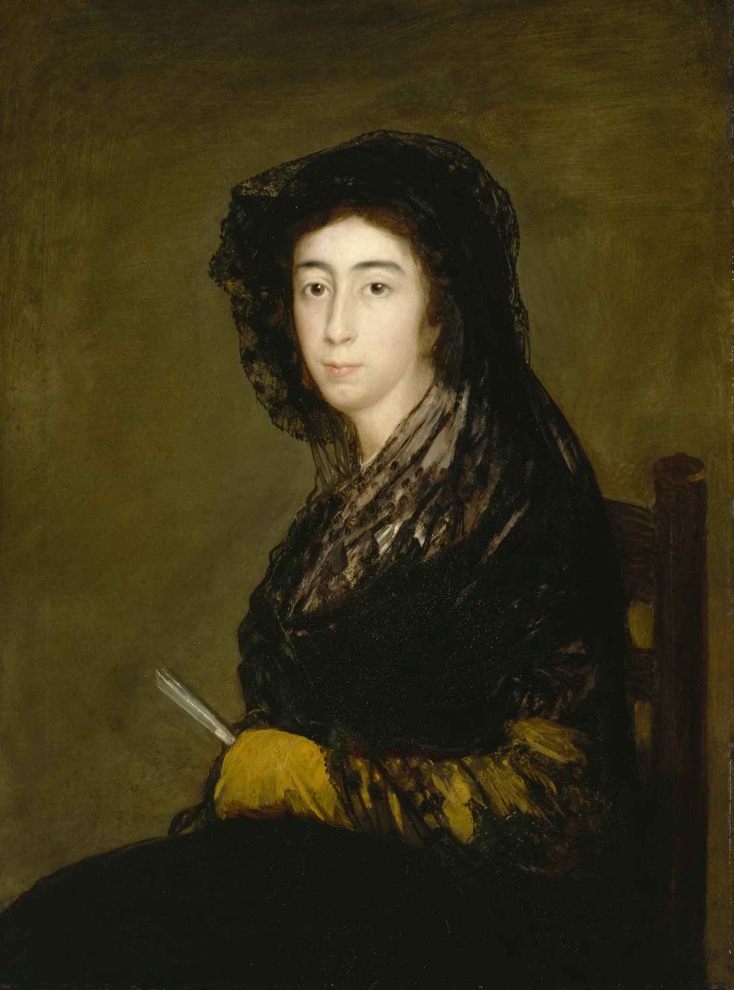 Dona Amalia Bonells de Costa, detail