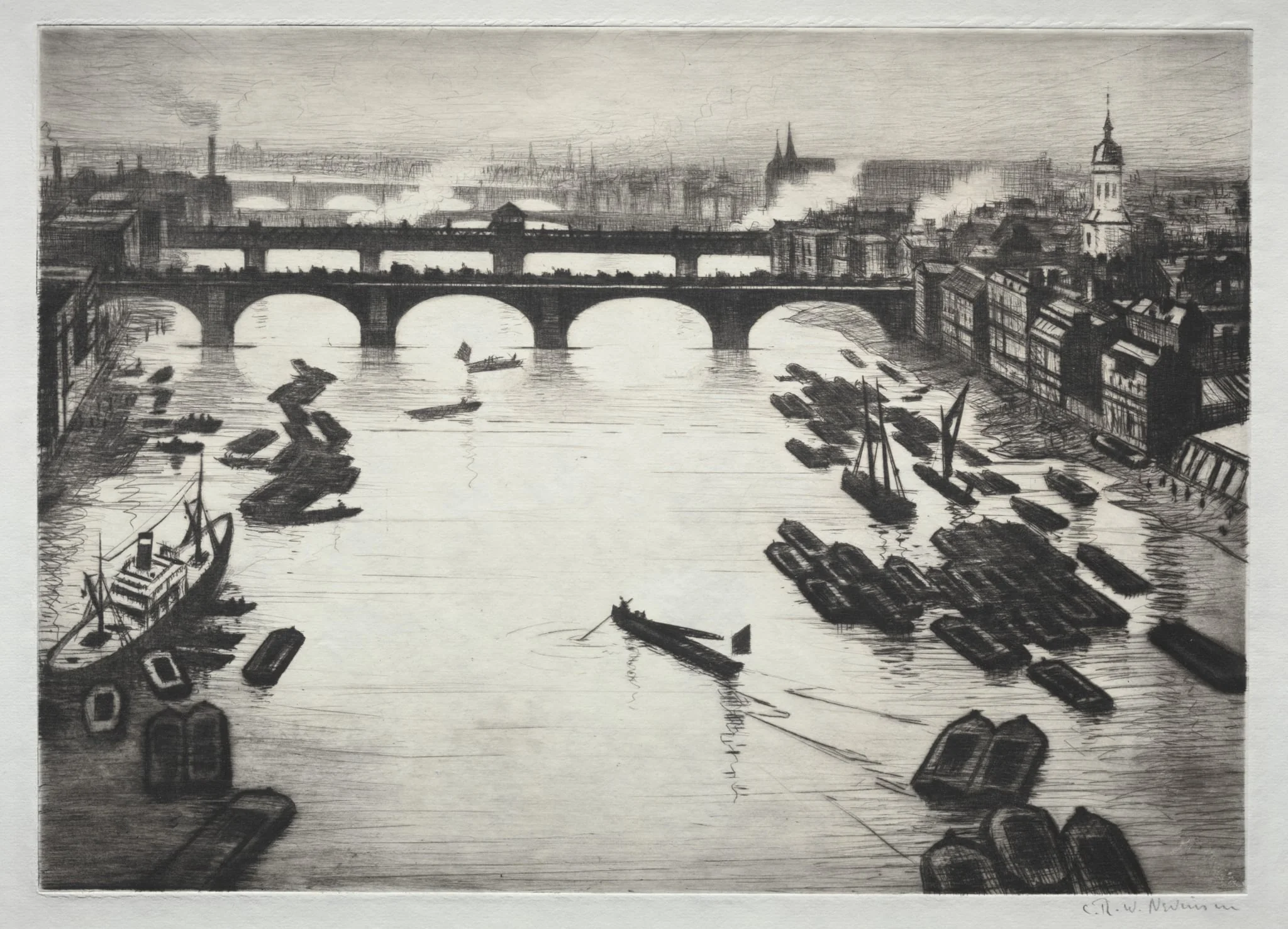 London Bridges, detail