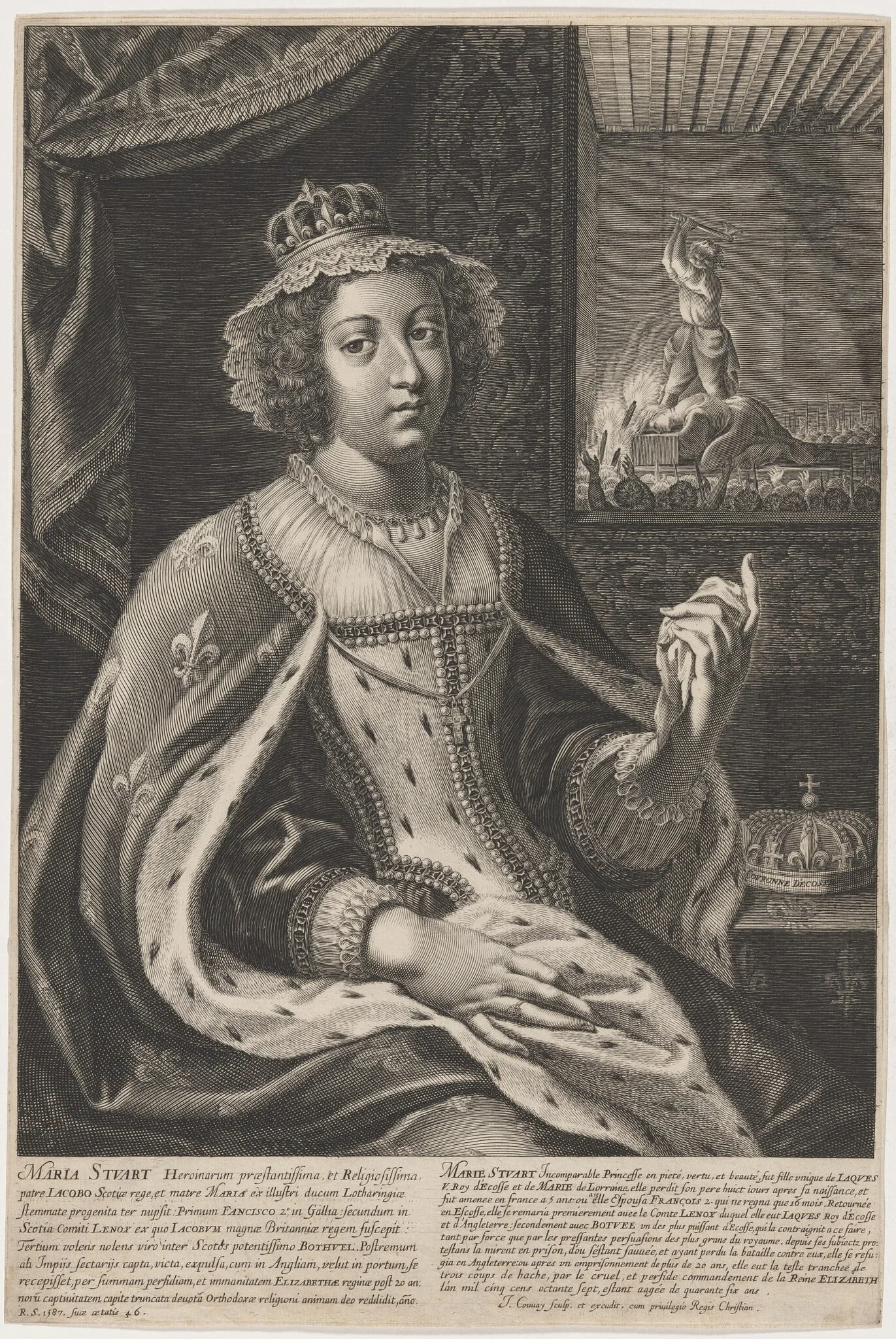 Mary Stuart, detail