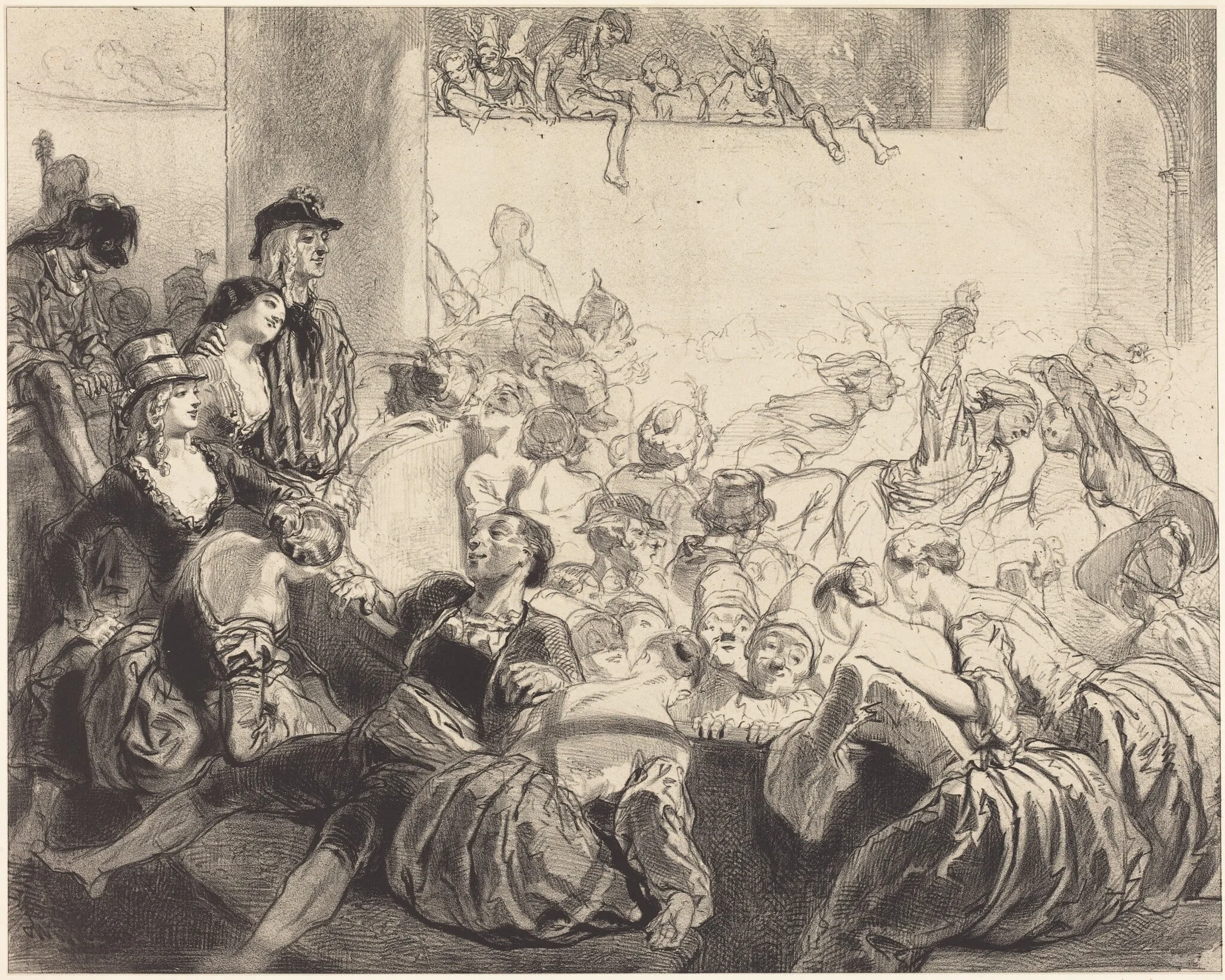 The Masked Ball, detail