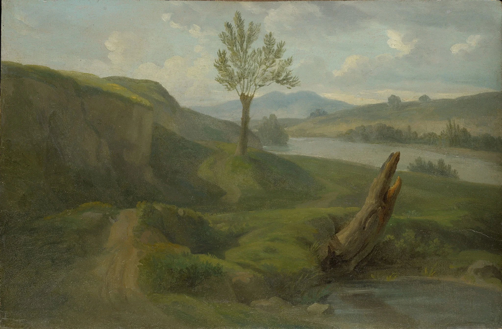 River Landscape, detail