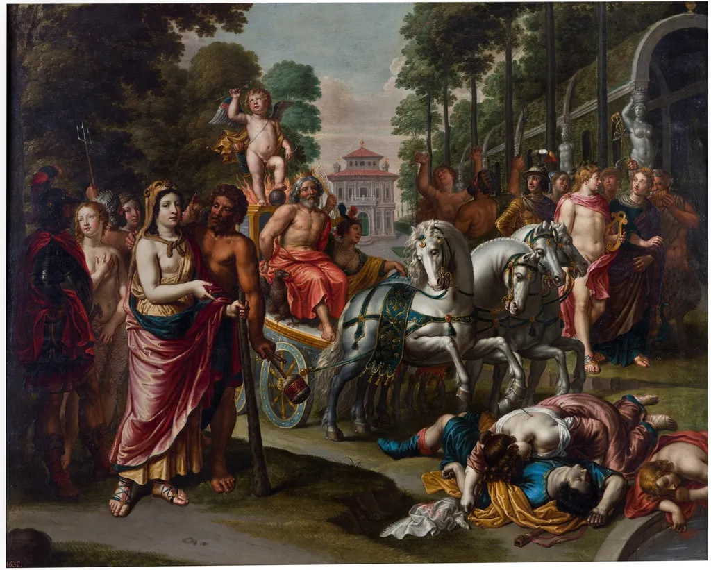 Triumph of Love, by Pieter van Lint, unspecified, 1601
