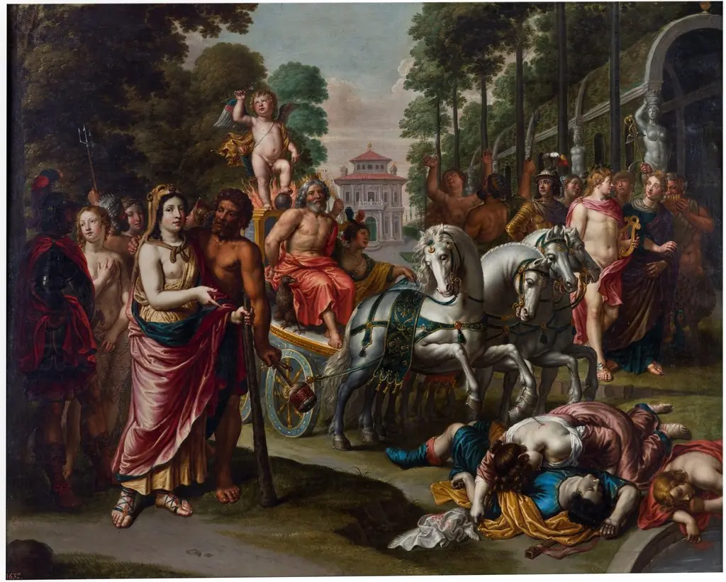 Triumph of Love, by Pieter van Lint, unspecified, 1601