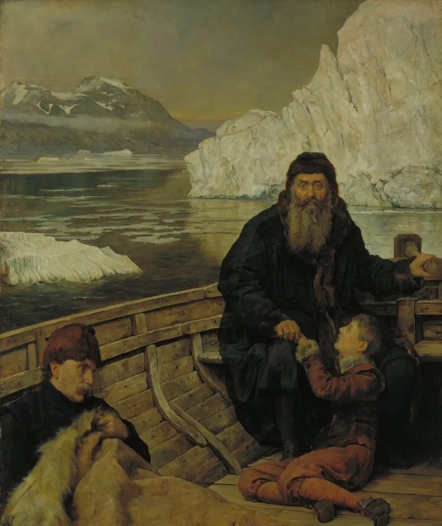 The Last Voyage of Henry Hudson, by John Collier, oil, 1891
