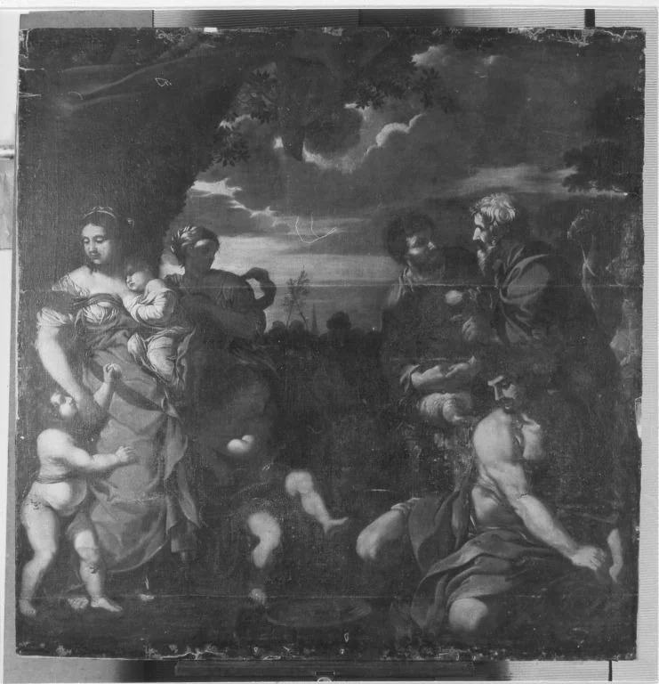 Heimkehr Jacobs (Kopie nach), detail