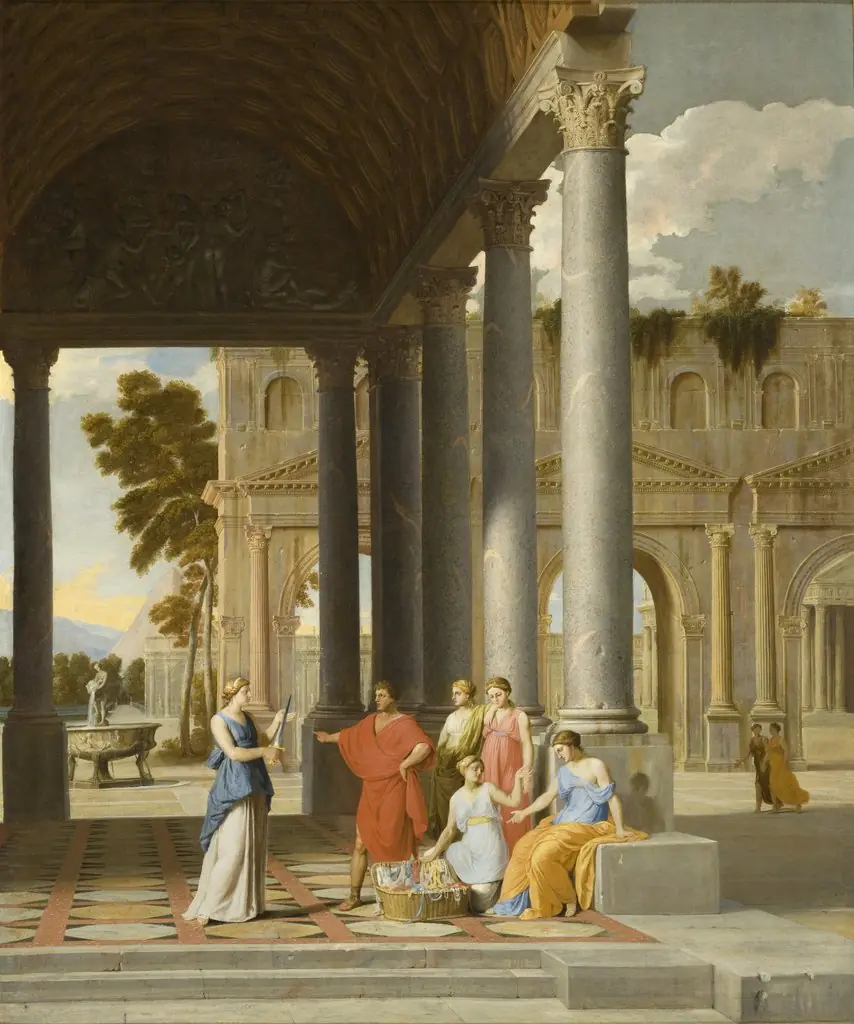 Achilles Discovered Among the Daughters of Lycomedes, by Jean Lemaire, oil, 1642