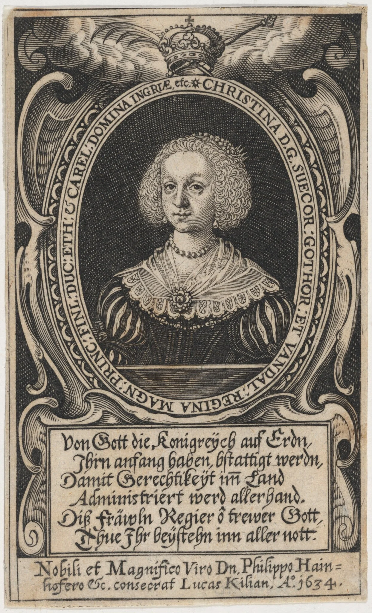 Queen Christina, detail