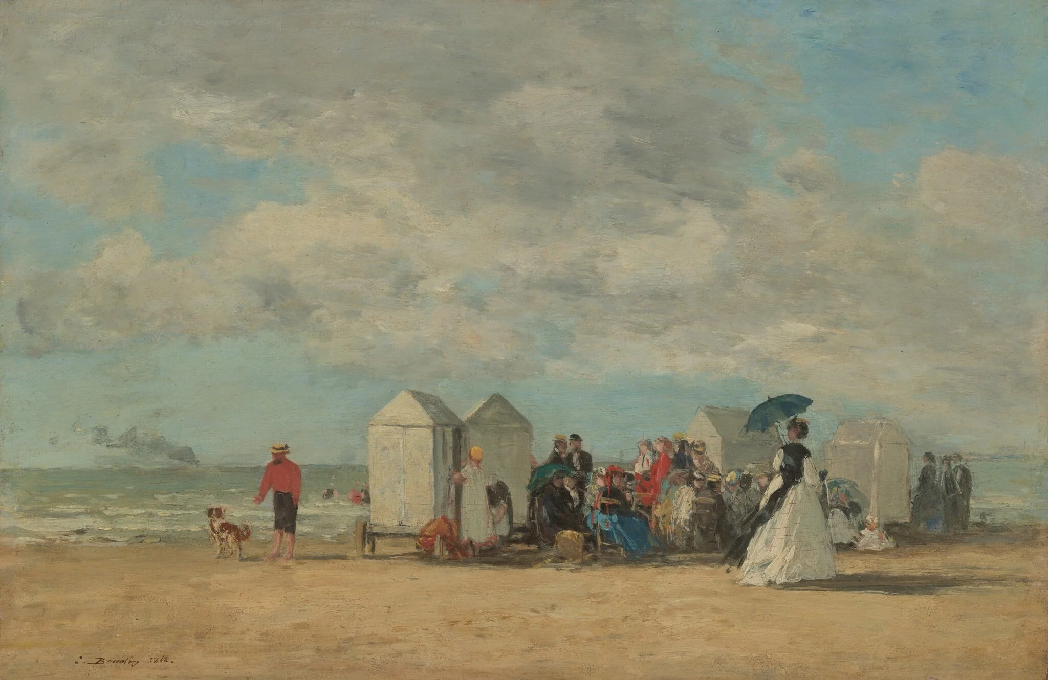 Beach Scene, detail