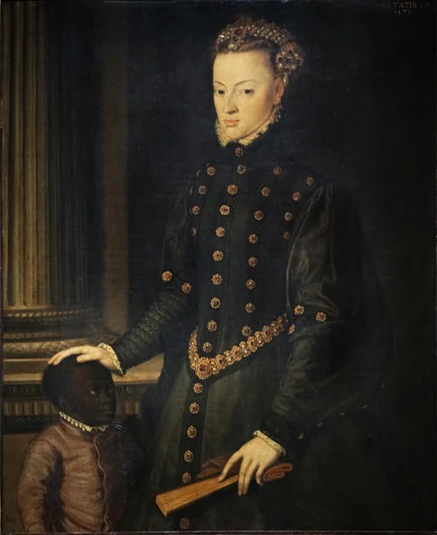Portrait of Joanna of Austria 1535-1573, daughter of emperor Charles V, detail