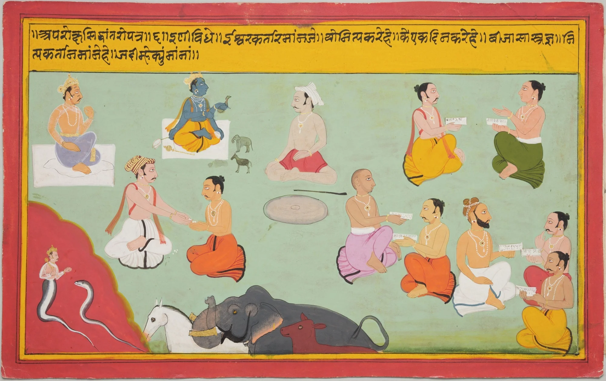 Worship of Hindu Deities (1 of 18), detail