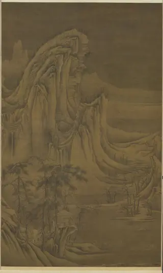 宋許道寧畫雪景　軸, by Xu Daoning, unspecified, 1020