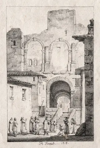 Procession at Arles, by Horace Vernet, 1818