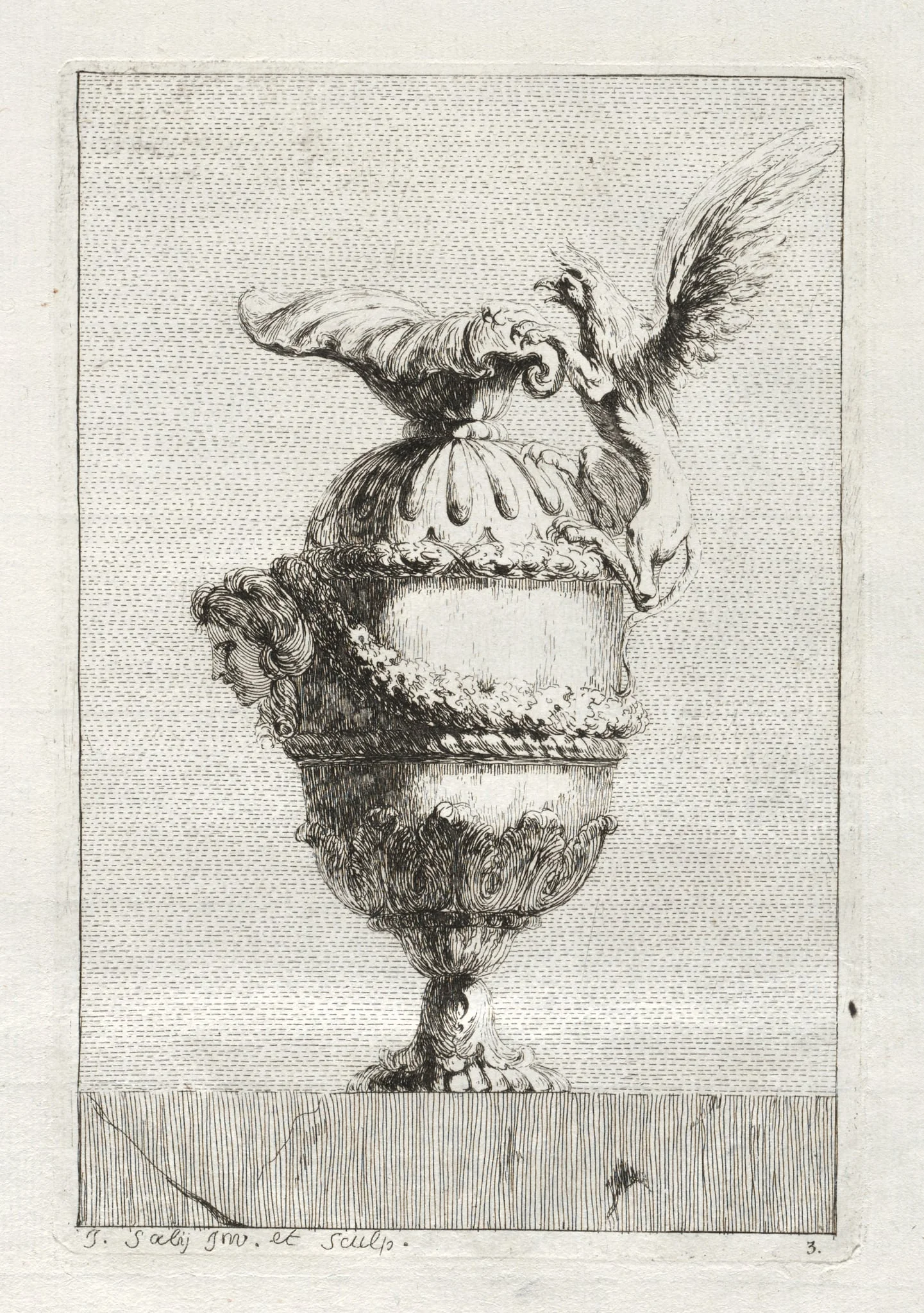 Suite of Vases: Plate 3, detail