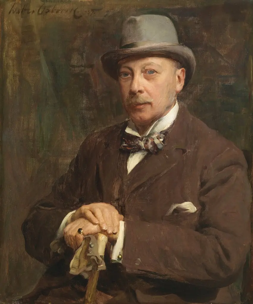 Portrait of a Gentleman, by Walter Osborne, oil, 1899