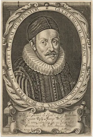 William I, Prince of Orange, by Johannes Sarragon, ink, 1622