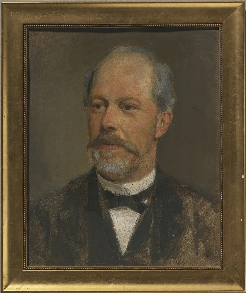 Gustaf Jakob Edelstam (1831-1892), jur.dr., landshövding i Kalmar län, hovrättsassessor, gift med Eva Carolina Gustava von Post, detail