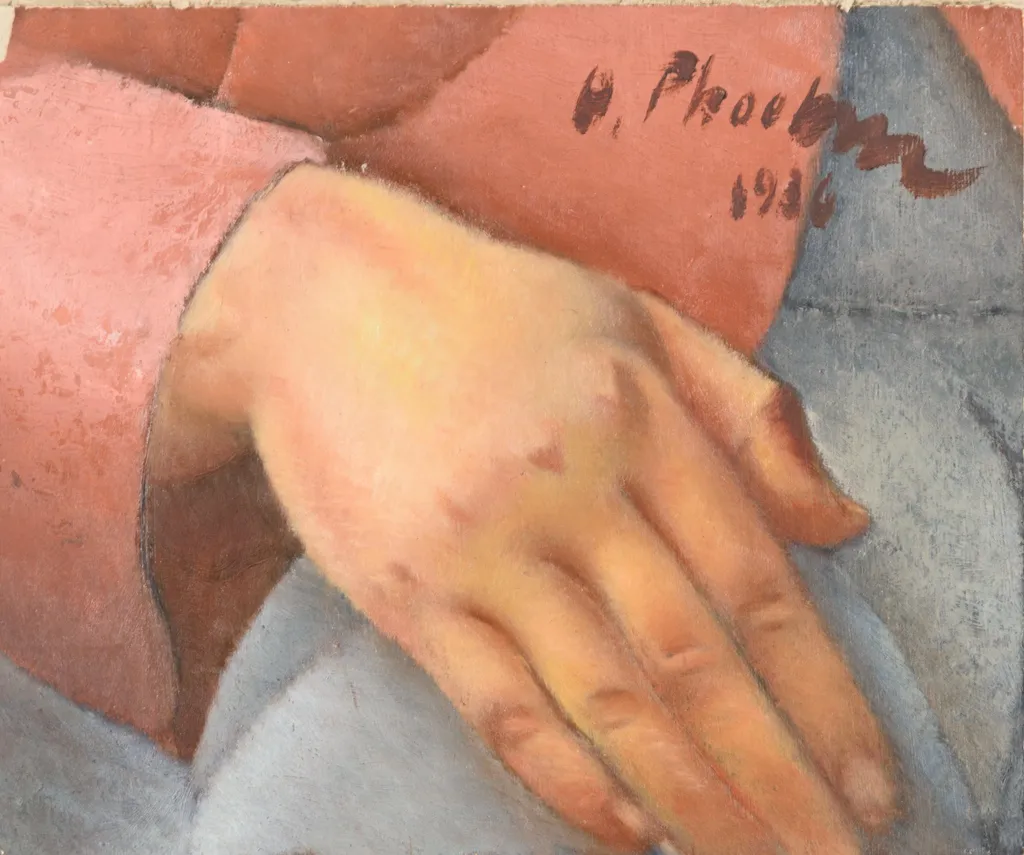 STUDIU DE MÂNĂ, by Alexandru Phoebus, 1936