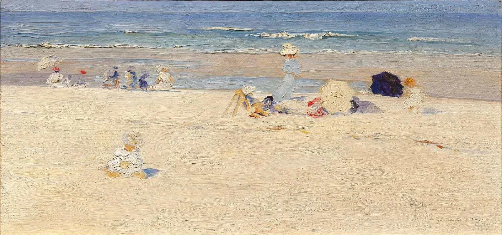 The Beach Afternoon, detail