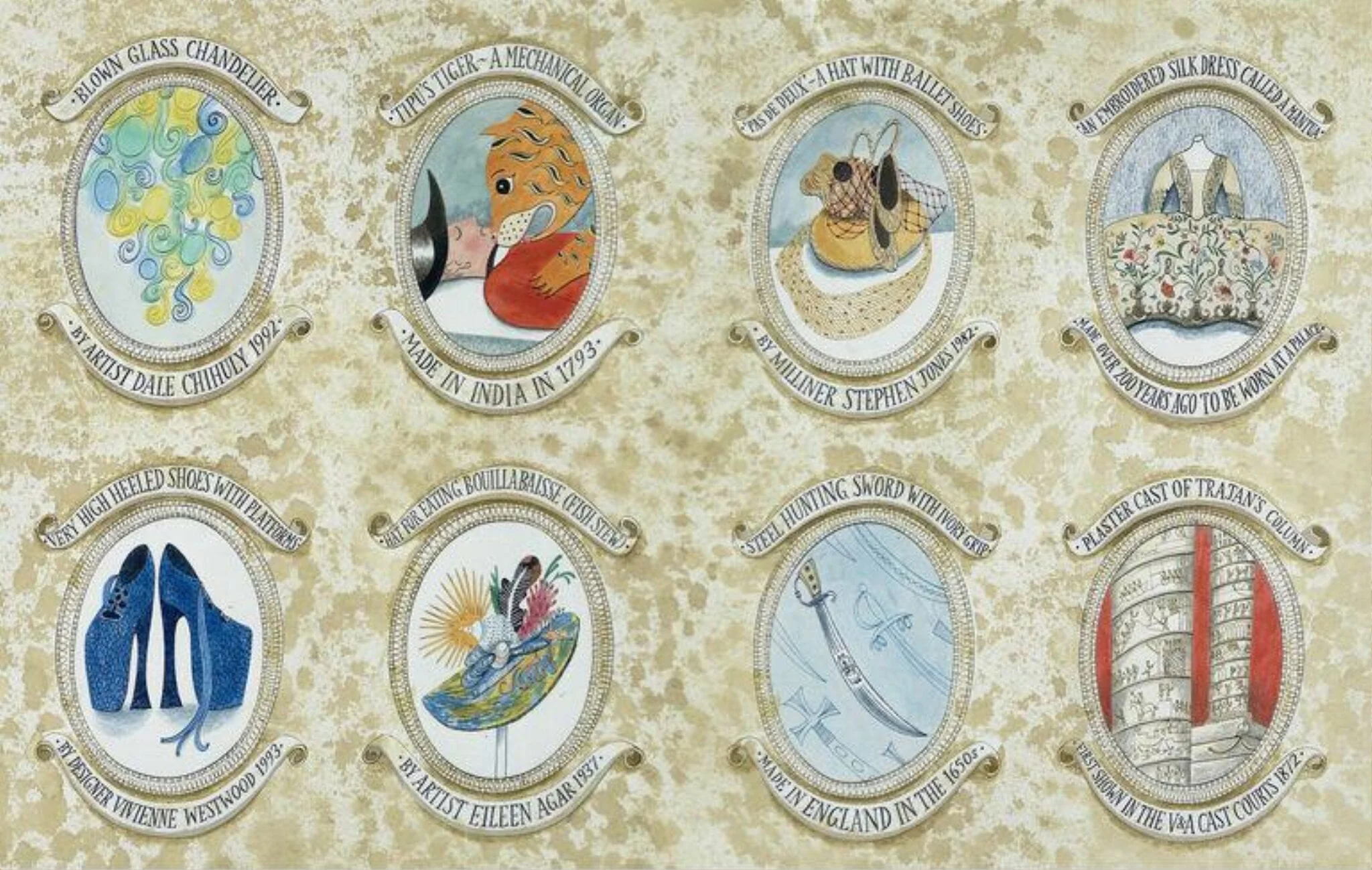 A Gallery of Museum Objects, detail