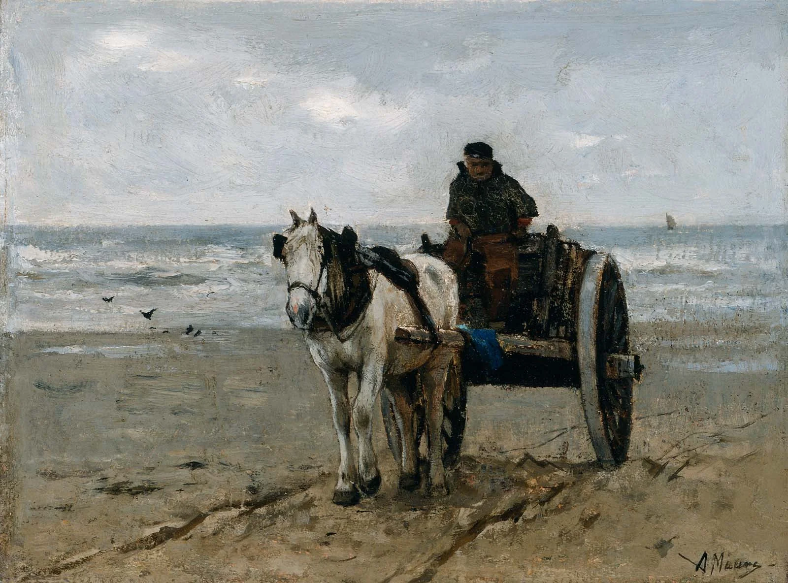 Seaweed Gatherer, detail