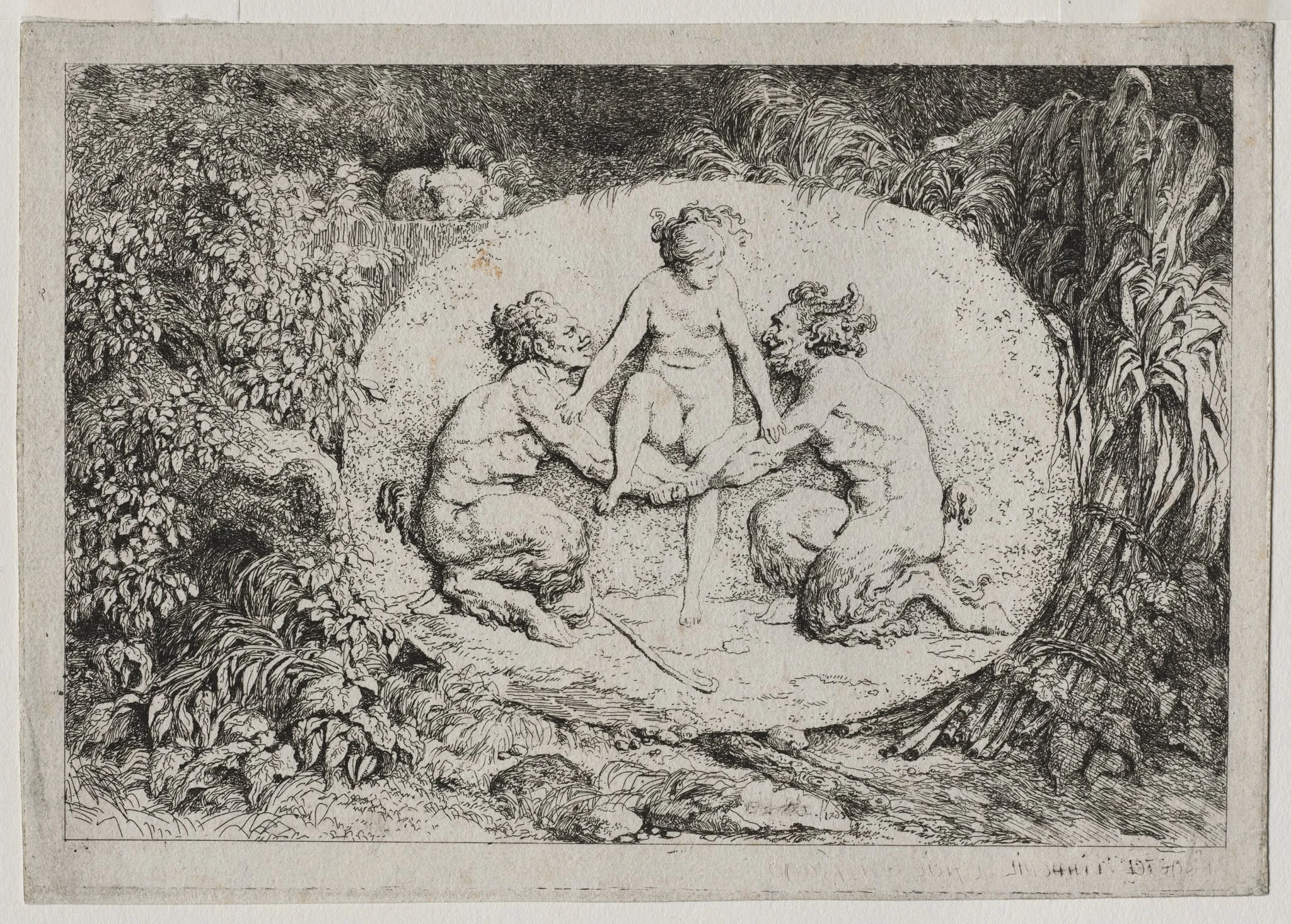 Bacchanales, detail