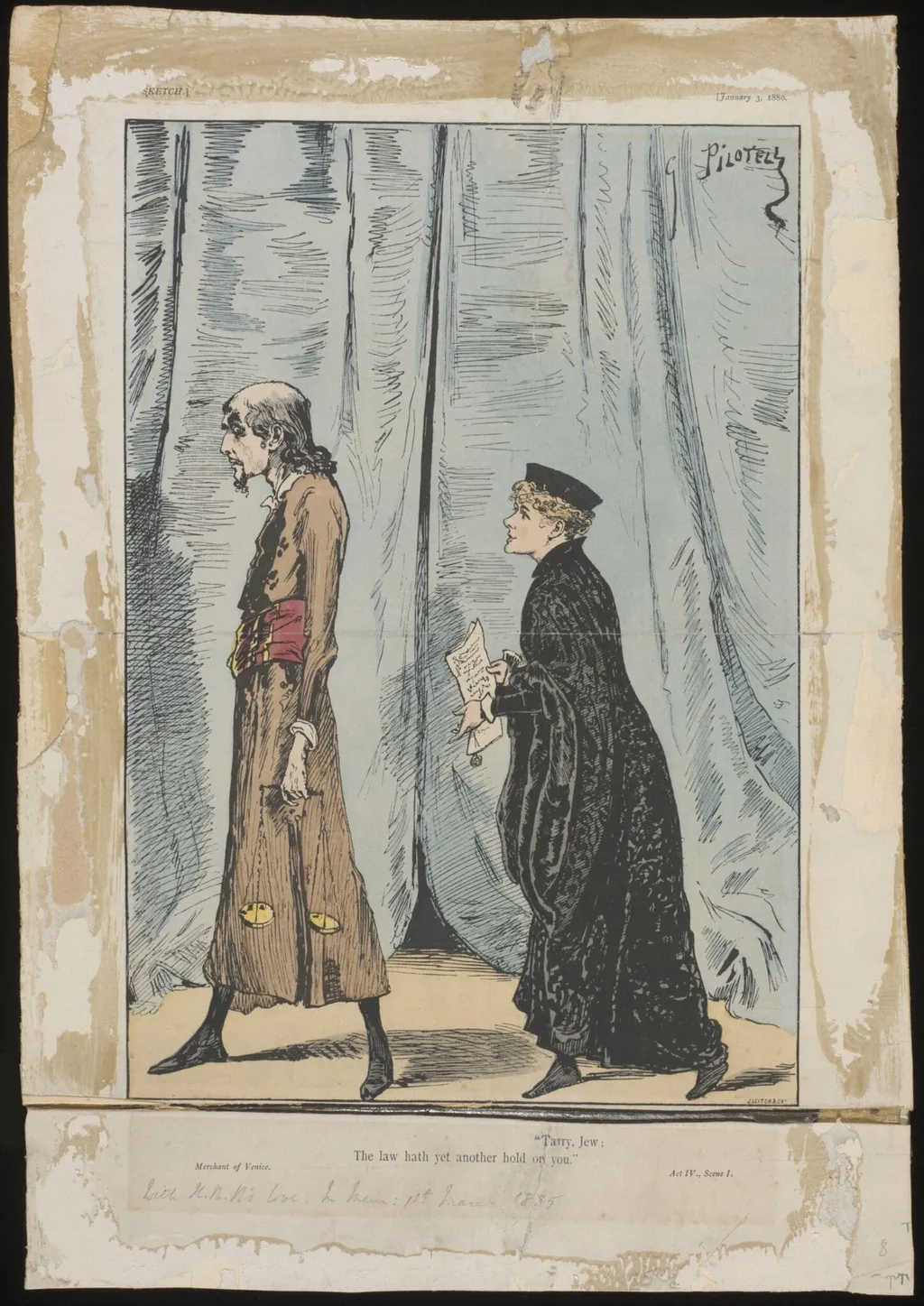H Beard Print Collection, by Georges Raoul Eugène Pilotell, 3